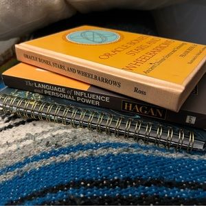 Two Books and One Planner: Oracle Bones Stars & Wheelbarrows